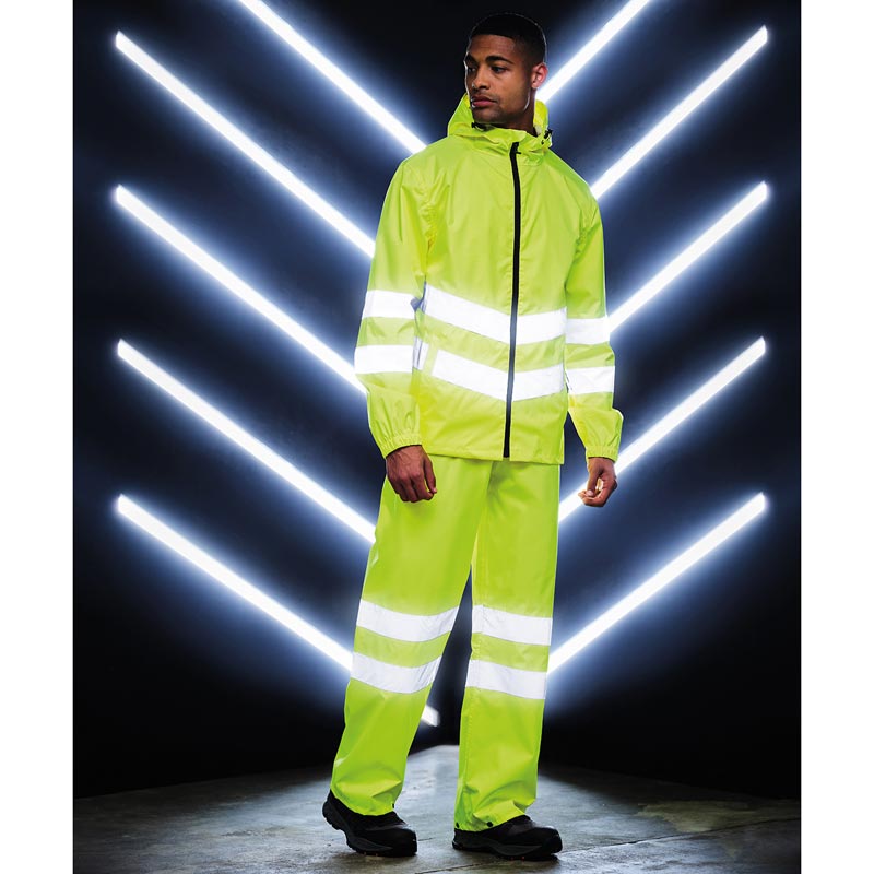 High-vis pro pack-away jacket - Yellow S